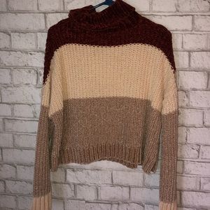 Velvet striped sweater!